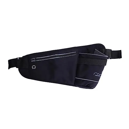 Produktbild: MOTHNUR Sportliche Bauchtasche mit Flaschenhalter Wasserdichter Laufgürtel für Fitness Reisen und Outdoor Aktivitäten Praktische für Smartphone Schlüssel und Geld