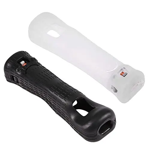 Produktbild: Motion Plus Sensoradapter mit Silikonhülle, Erweiterte Silikon-Schutzhülle für Wii-Fernbedienung, Kompatibel mit Verschiedenen Wii-Spielen (Schwarz)(Schwarz)