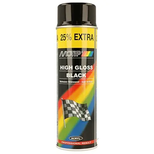 Produktbild: MOTIP 04005 Schwarz glänzend 500 ml