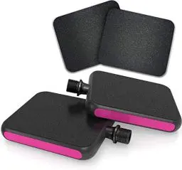 Produktbild: MOTOBICYCLES Reflex Urban Pedal Pink + 2 Ersatz Grip Oberflächen - das ultimative City- und Tourenpedal für alle Schuharten - Innovative Citybike, E-Bike Flat Pedale