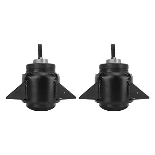 Produktbild: Motorhalterungssatz Schwarz Kkb500750 Ersatz Discovery Defender Td5 Unterstützung Starkes Metallmaterial Schwarz 2 Stück Anwendbares Modell