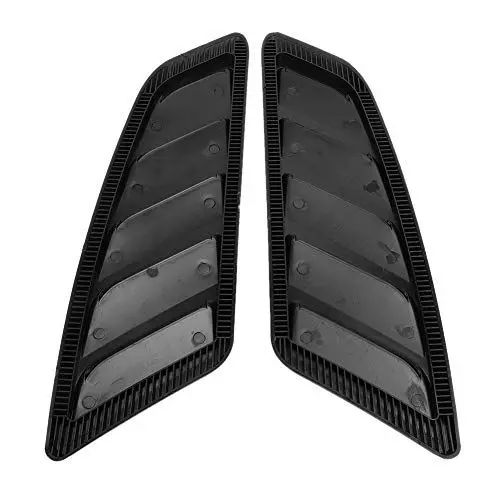 Produktbild: Motorhaubenentlüftung, Qiilu Haubenentlüftung, Car Hood Entlüftungsschaufel Kit, 2 teiliges Auto Modification Hood Motorhaubenentlüftungsabdeckung Passend für