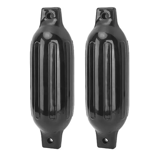 Produktbild: MotorMinds Bootskotflügel, 2pcs Boat Stoßstangen Kotflügel, PVC Aufblasbare Gerippte Marine Dock Stoßstange Bojen Boot Stoßstange für Yachten Boote Fischerboote
