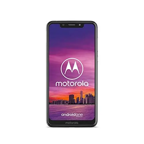 Produktbild: Motorola Mobility moto one Smartphone (14,98 cm (5,9 Zoll), 64 GB interner Speicher, 4 GB RAM, Android one ) Weiß, inkl. Schutzcover