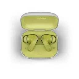 Produktbild: Motorola Moto Buds (Bluetooth 5.3 Earbuds, Hi-Res Sound, Dolby Atmos, aktive Geräuschunterdrückung, kabelloses Laden, bis zu 42 Stunden Akkulaufzeit, 3-Fach-Mikrofonsystem) Kiwi Green