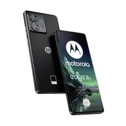 Produktbild: Motorola Mobility Edge40 neo Smartphone (6,55'-FHD+-Display, 50-MP-Kamera, 12/256 GB, 5000 mAh, Android 13) Black Beauty, inkl. Schutzcover + KFZ-Adapter (Exklusiv bei Amazon)