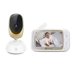 Produktbild: Motorola Nursery VM 85 / Comfort 85 Connect Video-Babyphone mit Schwenk- und Zoomfunktion, Wi-Fi, 5.0 Zoll Farbdisplay, Infrarot-Nachtsicht, 2-Wege-Audio und Temperatursensor