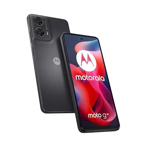 Produktbild: Motorola XT2423-3 Moto G24, Dual, 128GB 4GB Ram, Matte Charcoal