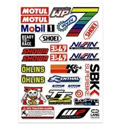 Produktbild: FENGCHUANG-Moto Motocross Aufkleber Kit für Auto, Motorräder, Fahrrad, Skateboard, Snowboard, Gepäck, Laptop und Mehr