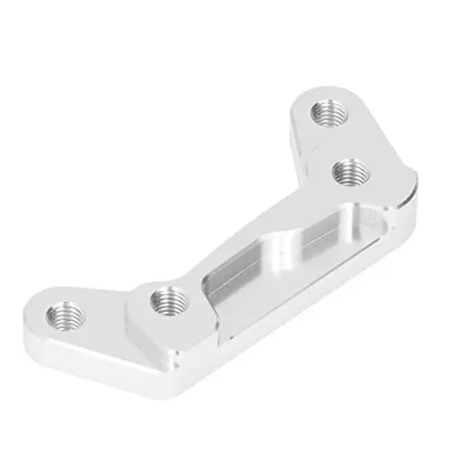 Produktbild: Motorrad Hinterradbremssatteladapter, Aluminium Bremssattelhalterung mit Schrauben Ersatz für GTS GTV300(Ein silbernes)) Bremsscheiben und Zubehör Bremsscheiben und Zubehör