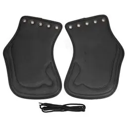 Produktbild: Motorrad Leder Sattel Hitzeschild Deflektor, Motorrad PU Deflektor Motor Heizung Isolierung Kissen Sattel Schutz