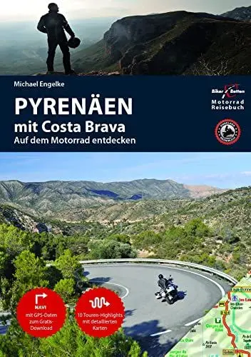 Produktbild: Motorrad Reiseführer Pyrenäen mit Costa Brava: BikerBetten Motorradreisebuch