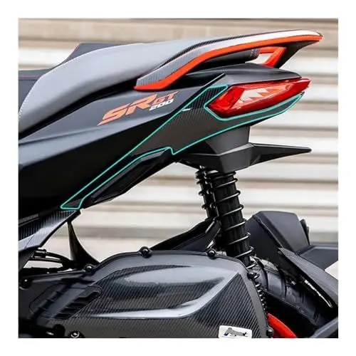 Produktbild: Motorrad Tankschutz Aufkleber Für Ap&rilia SRGT200 SGRT 200 Carbon Verkleidung Emblem Aufkleber Aufkleber Körper Voll Kits Dekoration Motorrad Modifikation Aufkleber