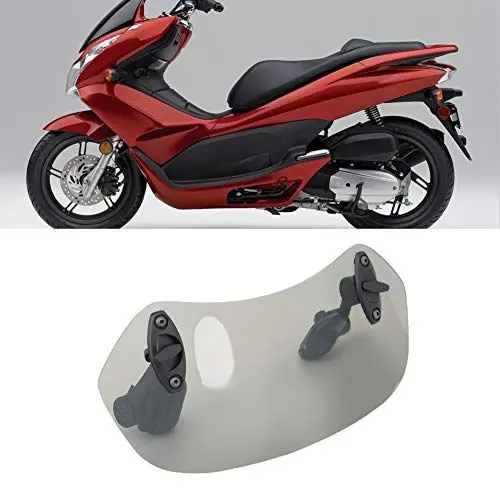 Produktbild: Motorrad Windschutzscheibe, Verstellbarer Clip auf Windschutzscheibe Windabweiser Windschutzscheibenzubehör Motorrad Tawny