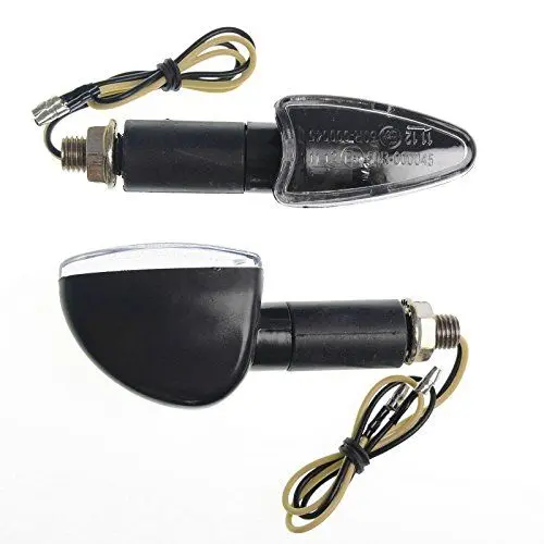 Produktbild: Motorrad Zubehoere Blinker Universal Paar Roller 2 X 6,5 cm Genehmigt Schwarz
