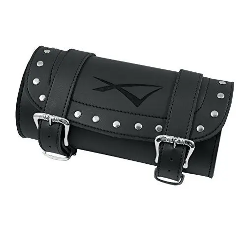 Produktbild: Motorrad satteltasche Werkzeugrolle Custom Gepaeckrolle Tasche Schwarz