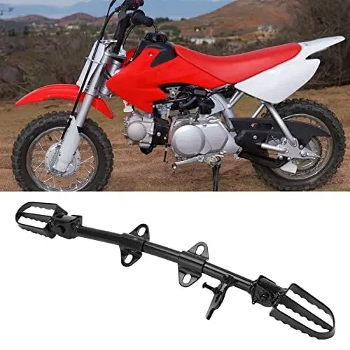 Produktbild: Motorrad-Fußrastenhalterung, Stahllegierung Motorrad Fußrasten Halterung Schwarz Ersatz für CRF50 50cc 70cc 110cc 125cc Pit Bikes