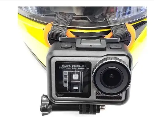 Produktbild: Motorradhelm-Handyhalterung für DJI Action GoPro Hero7 Kamera-Zubehör (schwarz)