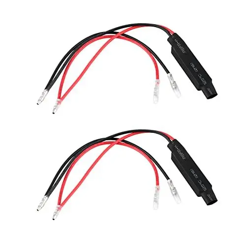 Produktbild: LED Blinker Motorrad E Geprüft,3 in 1 Blinker Motorrad Motorrad-LED-Widerstand Universal 10W Motorrad-LED-Blinker-Kontrollleuchte Lastwiderstand Fix Error Flash Controller Load Decoder