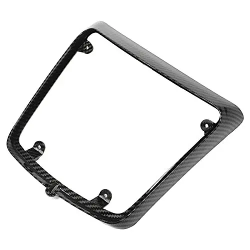 Produktbild: Motorrad-Rücklicht-Schutzhülle, Rahmenrahmen, Glatte Oberfläche, Verschleißfeste Motorrad-Rücklicht-Abdeckung, Vorgebohrte Motorrad-Abdeckung (Kohlefasermuster)