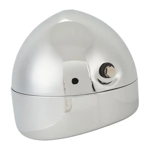 Produktbild: Motorrad-Scheinwerfergehäuse 67789 91, Chrom-Finish, Scheinwerfergehäuse, Glühbirnen-Eimer, Universell Passend 7-Zoll-Scheinwerfer