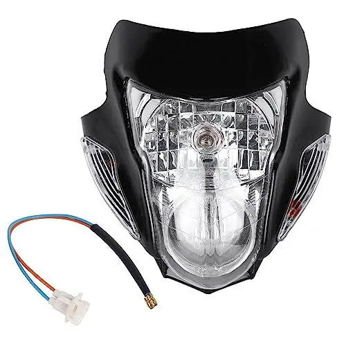Produktbild: Motorrad-Scheinwerfer-Schädel-Abdeckung, Heller, Breitere Sicht, Lichtschutz, Scheinwerfer-Verkleidung