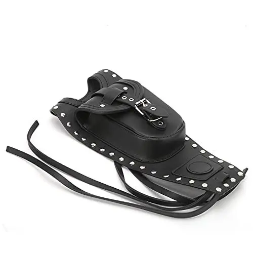 Produktbild: Motorrad-Tankabdeckung Motorrad-Kraftstofftanktasche Gastankpolsterabdeckung Schwarz Kunstleder Passend für Xlx1000 Xl1200X Xlh883 motorrad tankrucksack magnet