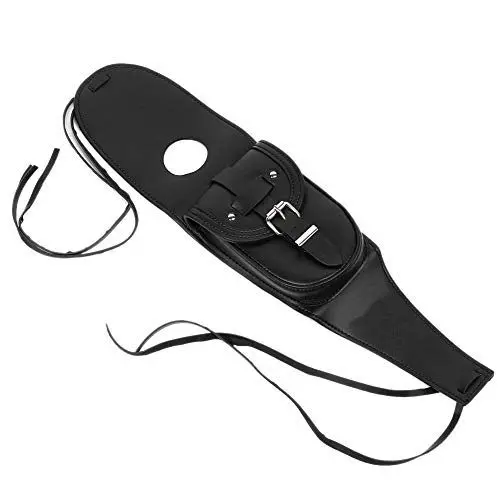 Produktbild: Terisass Motorrad-Tankrucksack Universal PU Leder Konsole Mittelbeutel Leder Passend für XL 883 1200 Verkleidungstasche schwarz