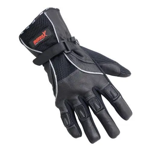 Produktbild: MotorX Motorrad-Handschuhe Sommer, Schwarz, Größe S