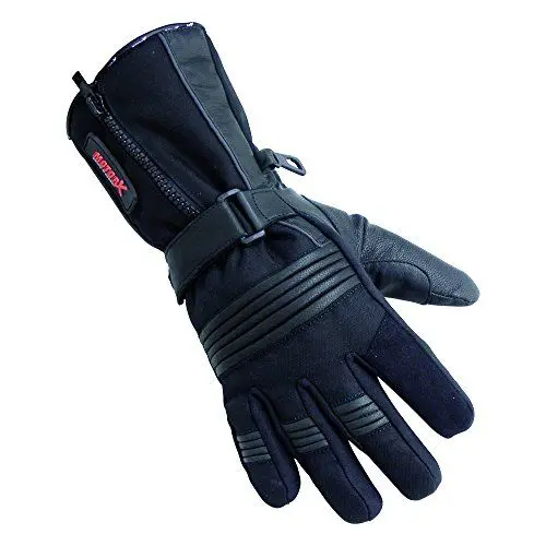 Produktbild: Motorx Motorrad Handschuhe Leder Winter, Schwarz, Größe M