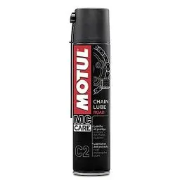 Produktbild: Motul Ketten-Sprühfett für Straßen-Motorräder, Farblos, Geeignet für O-Ring, X-Ring, Z-Ring Ketten, Hochgeschwindigkeitsfest, Wasser- und Salzbeständig, Rostschutz, MC Care Chain Lube Road C2, 400 ml