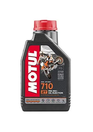 Produktbild: Motul 104034 710 2T, 1 L, 100% Synthetic schwarz 221x117x63.5