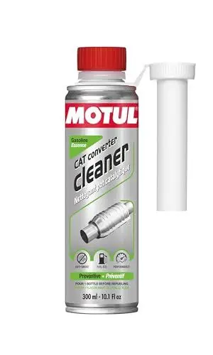 Produktbild: Motul Katalysator-Reiniger Benzin, Vorbeugendes Additiv für Otto-Motoren, Mehr Leistung, weniger Verbrauch und Emissionen, Ideal vor TÜV-Prüfung, CAT Converter Cleaner, 300 ml