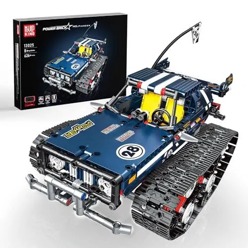 Produktbild: Mould King 13025 Technik Ferngesteuert Bauspielzeug 2.4GHZ RC Offroad Klemmbausteine STEM Modellbausatz Rennauto Bausteine 360° Flip, Für Geschenk Zu Weihnachten (626 Teile)