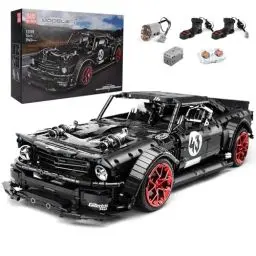 Produktbild: Mould King 13108 Technik Sportwagen Modell, 2943 Teile Rennwagen Bausteine Bausatz für Erwachsene und Kinder, Ferngesteuertes Auto Modell mit Fernbedienung und App Dual Control