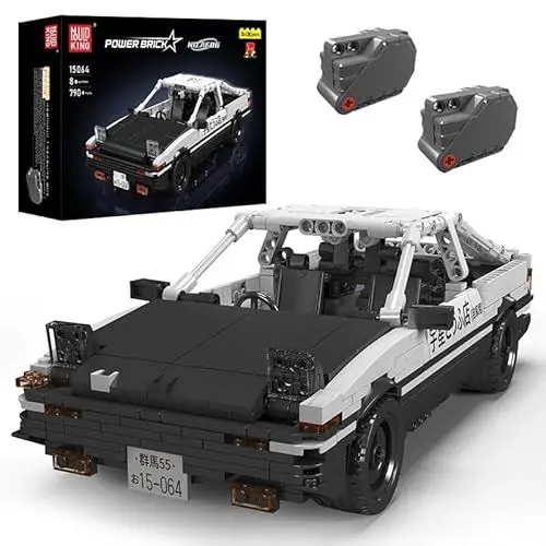 Produktbild: Mould King 15064 Technik Sportwagen Modell Bausteine, Technik Retro Auto Modell Bauset, 790+Teile Hightech Automodell Spielzeug für Erwachsene