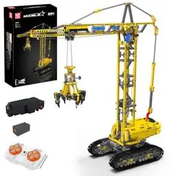 Produktbild: Mould King 17059 Technik Turmdrehkran Klemmbausteine, 1731 Teile APP Fernbedienung Kran-Spielzeug mit Motoren Schwerlast Modellbauset für Erwachsene