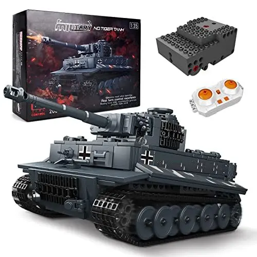 Produktbild: Mould King 20014 Technik Panzer Bausteine Modell, 800+ Teile Militär Panzer Spielzeug Bausteine Konstruktionsspielzeug mit Motor, Geschenk für Erwachsene und Kinder 16 Jahre
