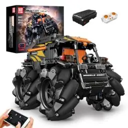 Produktbild: Mould King 20017 Technik Geländewagen Modell, 617 Teile Ferngesteuerter All Terrain Fahrzeug Bausteine für Erwachsene und Kinder, mit Fernbedienung und App Dual Control