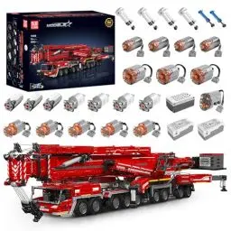 Produktbild: Mould King Technik Kran für Liebherr LTM 11200 Raupenkran, 8506 Teile Technologie Ferngesteuert LKW-Kran Modellbauklötze Geschenk zu Weihnachten für Kinder