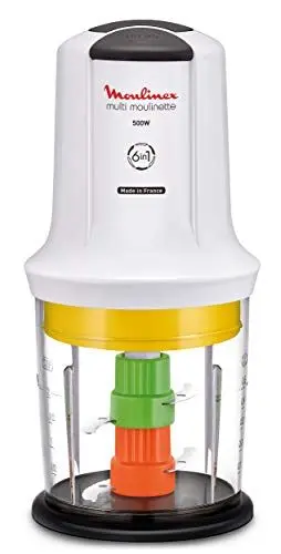 Produktbild: Moulinex AT7231 Multi Moulinette Zerkleinerer, Polyester Kunststoff, weiß/dunkelgrau