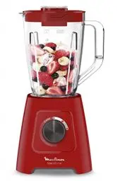 Produktbild: Moulinex Blendforce-Mixer, 600 W, 2 Geschwindigkeiten+Pulsfunktion, 2 l Gesamtkapazität, intelligentes Schließsystem, einfache Reinigung, Luftkühlung, 3 Minuten kontinuierliches Mischen LM420510