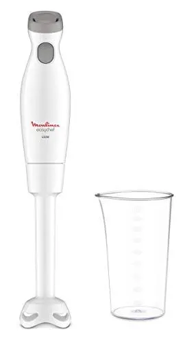 Produktbild: Moulinex Easychef DD45A1 Stabmixer, 450 W, 2 Geschwindigkeitsstufen, Zelkrom Klingen, weiß