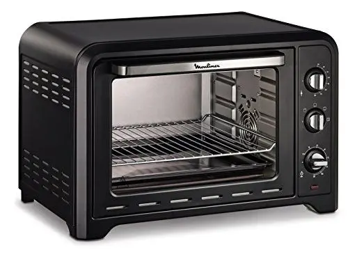 Produktbild: Moulinex Optimo OX484810 - 39 L Konvektionsofen, 6 Kochmodi mit Thermostat bis 240º und Timer bis 120 Minuten, Backblech und Wende-Racks, kompaktes Design