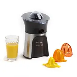 Produktbild: Moulinex PC603D10 PC603D Vitapress Direct Serve elektrische Zitruspresse, Kunststoff, Gris Métallisé/Noir