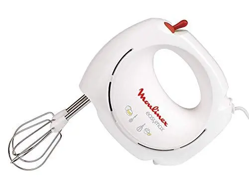 Produktbild: Moulinex ABM11A30 Elektrischer Handmixer, Kunststoff, weiß/rot