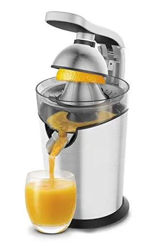 Produktbild: Moulinex Vitapress Pro PC700D Elektrischer Entsafter, 300 W, Edelstahl, direkt am Becher, abnehmbare Teile, Druckhebel, maximale Extraktion, auslaufsicher, rutschfeste Unterseite, Schwarz