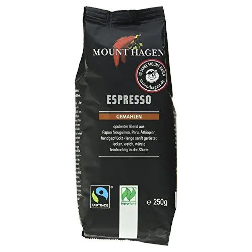 Produktbild: Mount Hagen Bio Espresso gemahlen, 250g
