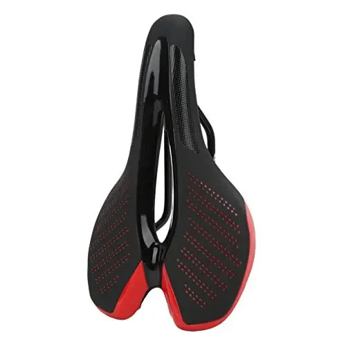 Produktbild: Mountainbike Sattel, wasserdichter Fahrradsattel Leichtgewicht für Mountainbike für Rennrad(911 schwarz rot)