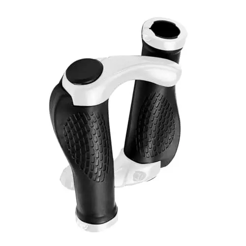 Produktbild: Mountainbike-Griffe, Fahrrad-Lenkergriffe, Mountainbike-Lenkergriffe, Rutschfestes Silikon, Ergonomische Fahrrad-Lenkergriffe, Ergonomische Fahrradgriffe für MTB-Fahrräder,